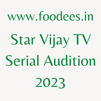 Star Vijay TV Serial Audition 2023 Casting Roles Registration 3 Star Vijay TV Serial Audition 2023