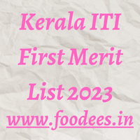 Kerala ITI First Merit List 2023 Rank List Download Here 1 Kerala ITI First Merit List 2023