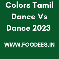 Dance Vs Dance 2023 Audition Registration Dates Apply 3 Colors Tamil Dance Vs Dance 2023