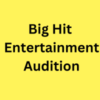 Big Hit Entertainment Audition 2024